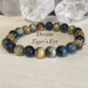 2/$40 8mm Dream Tiger's Eye Gemstone Bracelet